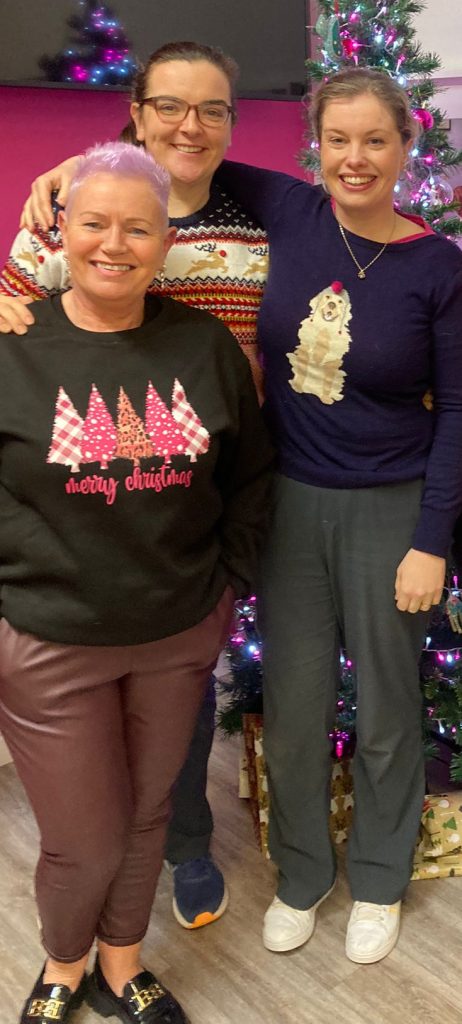 Claire, Fiona and Kathryn of Skinvet Ireland